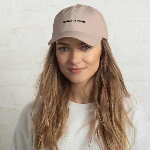 JESUS IS KING DAD HAT - Image 2