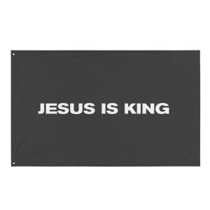 JESUS IS KING FLAG