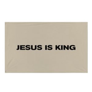 JESUS IS KING FLAG