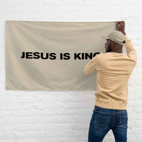 JESUS IS KING FLAG - Image 2