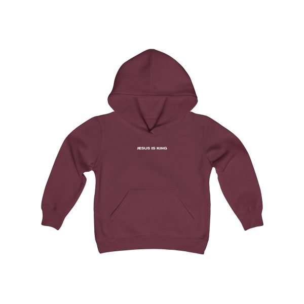 Jesus is King Kids Hoodie - Image 3