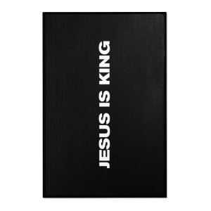 JESUS IS KING RUG