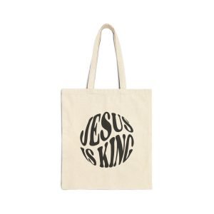 JESUS IS KING BEACH BAG