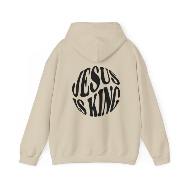 Jesus is King Retro Hoodie - Image 2